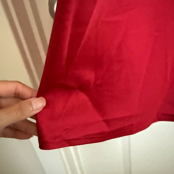 NWT! Astr the Label Gaia Cowl Neck Satin Midi dress sz XS event cocktail flaws - Picture 14 of 16